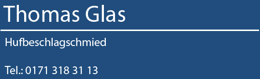 Hufschmied Thomas Glas - Berlin
